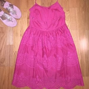Tibi halter pink dress